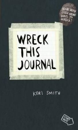 "Wreck this journal" av Keri Smith