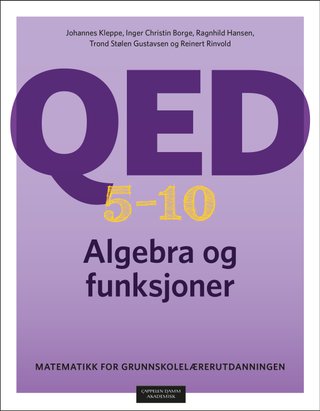 QED 5–10 -  algebra og funksjoner : matematikk for grunnskolelærerutdanningen
