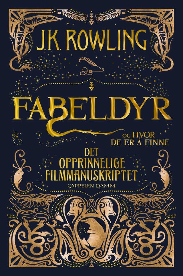 "Fabeldyr og hvor de er å finne - det opprinnelige filmmanuskriptet" av J.K. Rowling