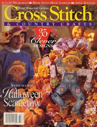 "Better Homes and Gardens Cross Stitch & Country Crafts (Halloween Scarecrow, September/October 1995, Vol. XI, No. 1)" av Carol Field Dahlstrom