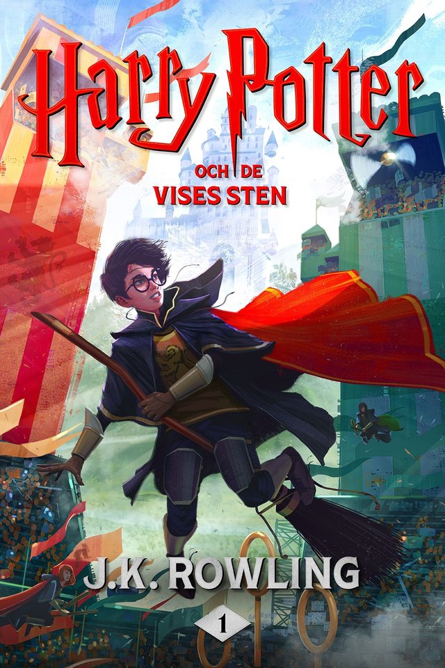 "Harry Potter och de vises sten" av J.K. Rowling