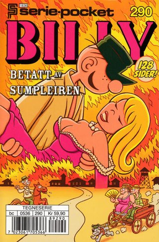 "Serie-pocket 290 Billy - Betatt av sumpleiren" av Mort Walker