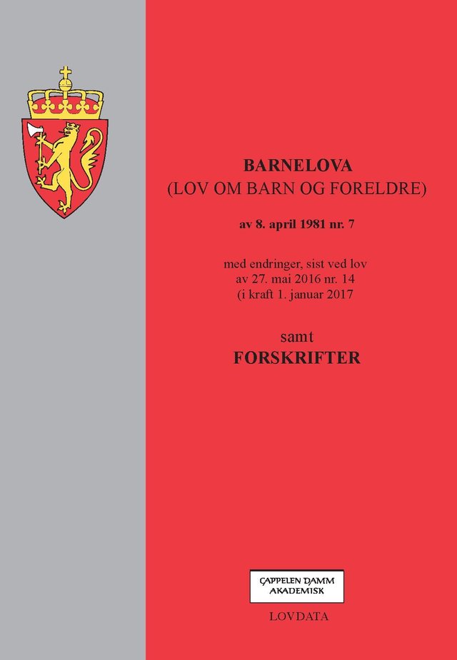 "Barnelova - (lov om barn og foreldre) av 8. april 1981 nr. 7" av Norge