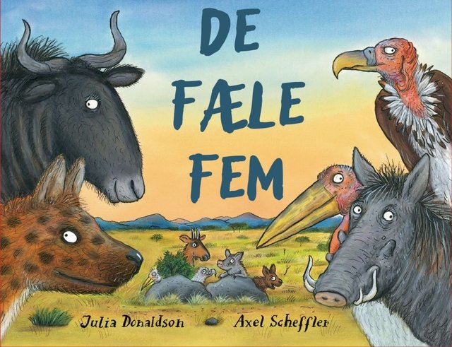 "De fæle fem" av Julia Donaldson