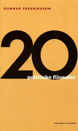 "20 politiske filosofer" av Gunnar Fredriksson