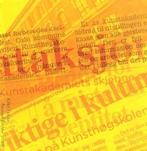 "Kunsthøgskolen i Oslo - årbok 2006" av Peter Butenschøn