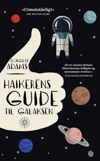 "Haikerens guide til galaksen" av Douglas Adams