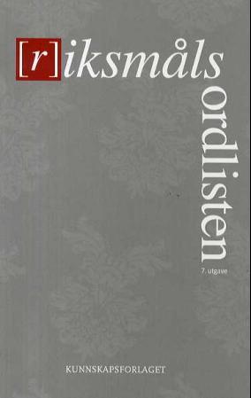 "Riksmålsordlisten" av Tor Guttu