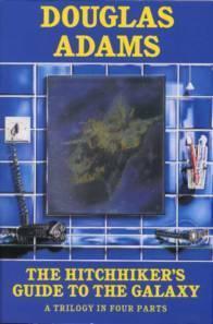 "The hitch hiker's guide to the galaxy a trilogy in four parts" av Douglas Adams