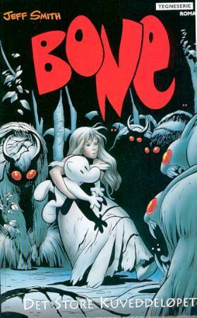 "Bone - bok to : det store kuveddeløpet : tegneserieroman" av Jeff Smith