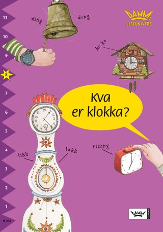 Kva er klokka? - nivå 8