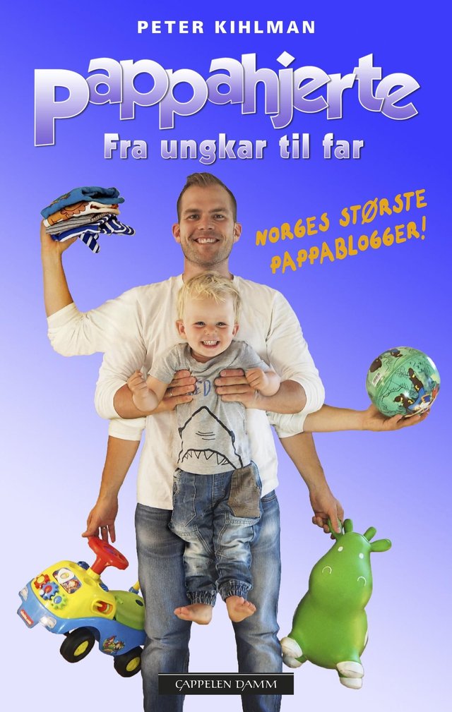 "Pappahjerte - fra ungkar til far" av Peter Kihlman