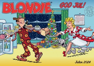 "Blondie julen 2024" av Chic Young