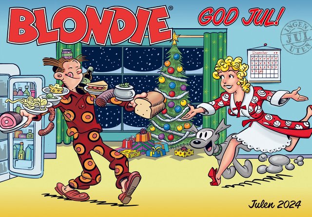 "Blondie - julen 2024" av Chic Young