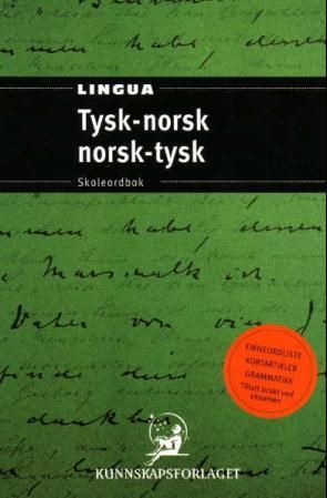 Lingua - tysk-norsk, norsk-tysk skoleordbok