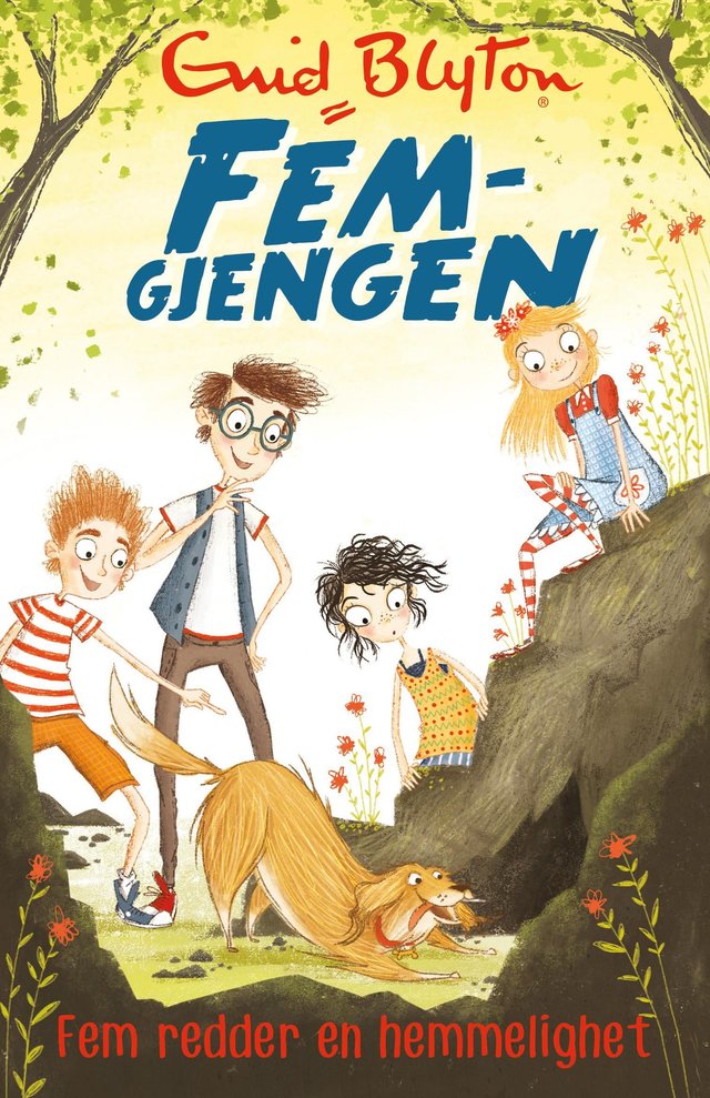 "Fem redder en hemmelighet" av Enid Blyton