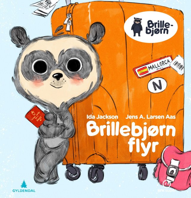 "Brillebjørn flyr" av Ida Jackson