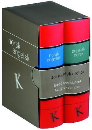 "Stor engelsk ordbok - engelsk-norsk : norsk-engelsk" av Willy A. Kirkeby