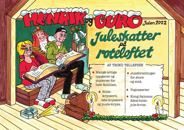 "Henrik og Guro julen 2022 - juleskatter på roteloftet" av Trond Tøllefsen