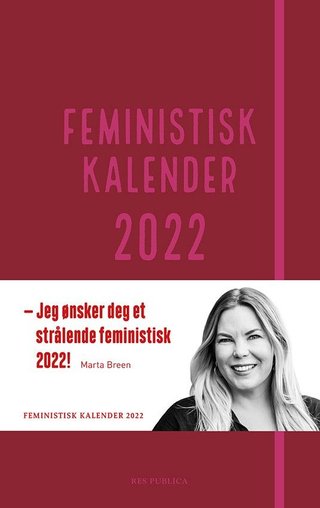 "Feministisk kalender 2022" av Marta Breen