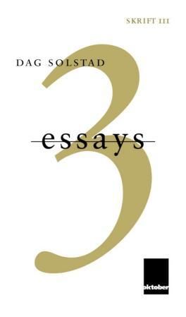 "3 essays" av Dag Solstad