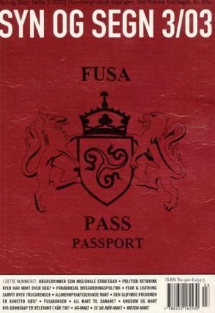 Syn og segn - hefte 3-2003