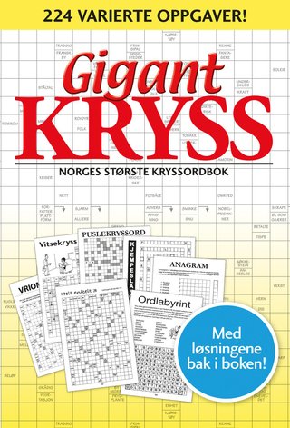 "Gigantkryss 1 - Norges største kryssordbok" av Harry Hansen