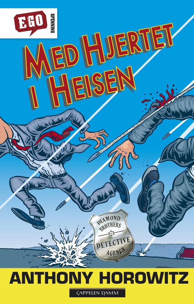 "Med hjertet i heisen" av Anthony Horowitz