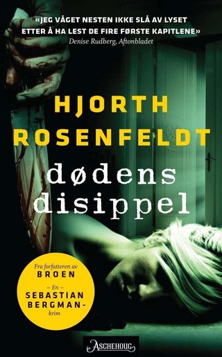 "Dødens disippel kriminalroman" av Michael Hjorth
