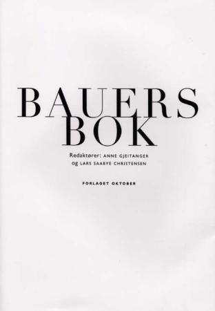 "Bauers bok" av Anne Gjeitanger