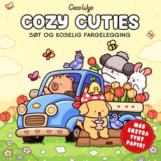 Cozy cuties - søt og koselig fargelegging