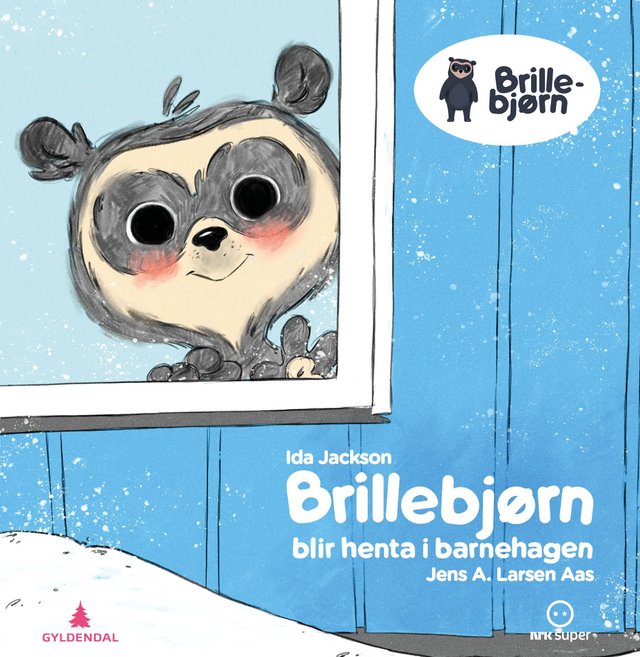 "Brillebjørn blir henta i barnehagen" av Ida Jackson