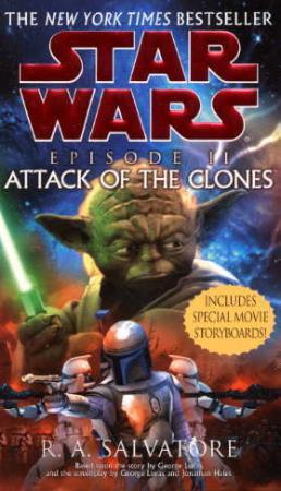 "Star wars episode II - attack of the clones" av R.A. Salvatore