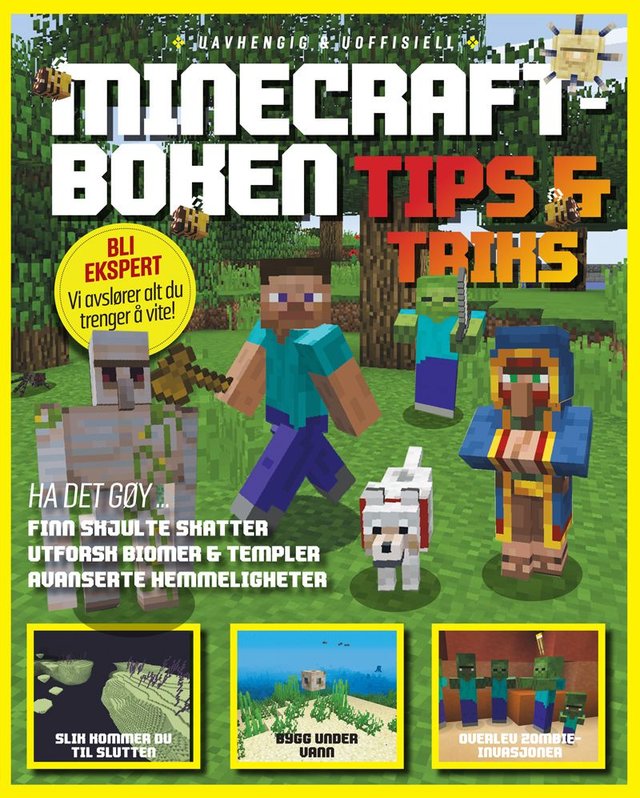 "Minecraftboken - tips & triks" av Inger Marit Hansen