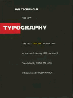 "The New Typography A Handbook for Modern Designers (Weimar & Now" av Jan Tschichold