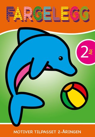 "Fargelegg - 2 år motiver tilpasset  2-åringen"