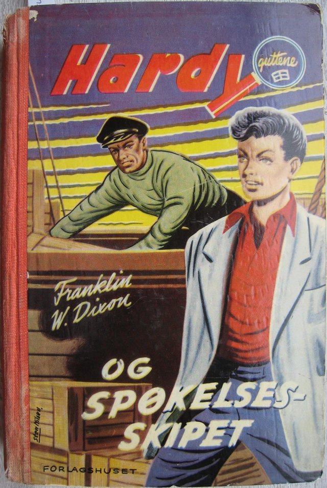 "Hardyguttene og spøkelsesskipet" av Franklin W. Dixon