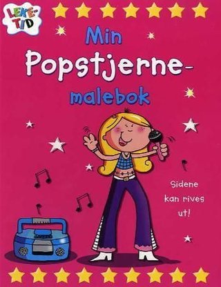 "Min popstjerne-malebok" av Simon Abbott