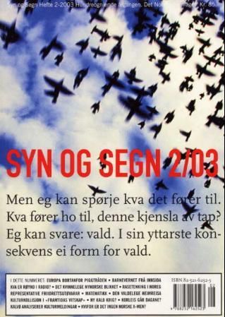 Syn og segn - hefte 2-2003