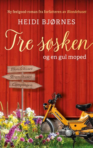 "Tre søsken og en gul moped" av Heidi Bjørnes