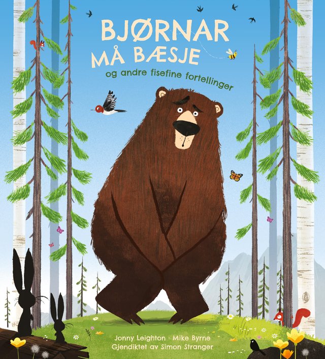 "Bjørnar må bæsje og andre fisefine fortellinger" av Johnny Leighton