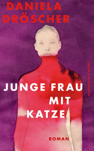 "Junge Frau mit Katze" av Daniela Dröscher