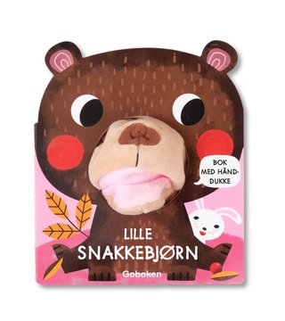 Lille Snakkebjørn - bok med hånddukke