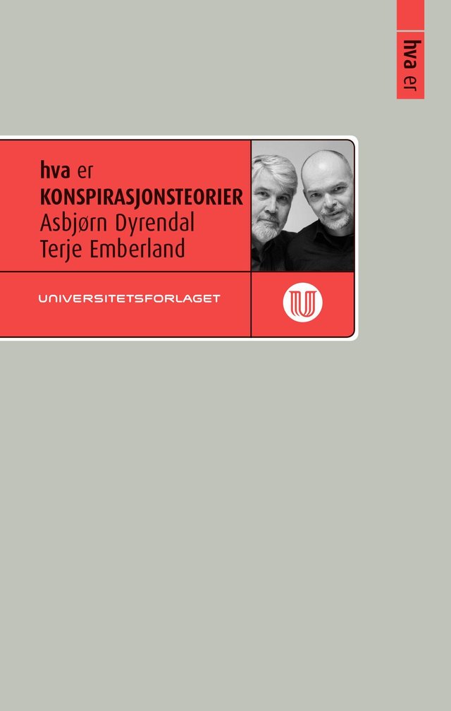 "Hva er konspirasjonsteorier" av Asbjørn Dyrendal