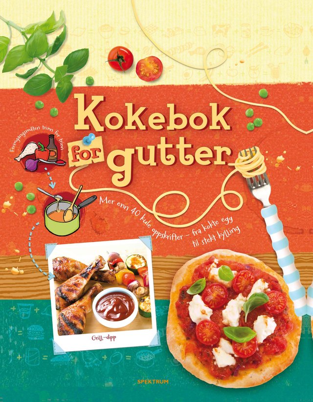"Kokebok for gutter" av Abigail Wheatley
