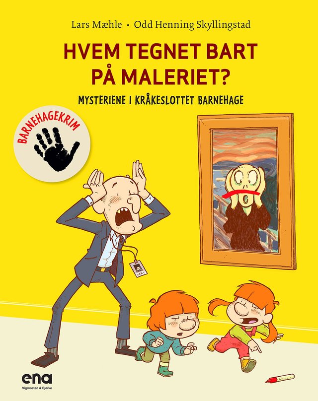 "Hvem tegnet bart på maleriet?" av Lars Mæhle
