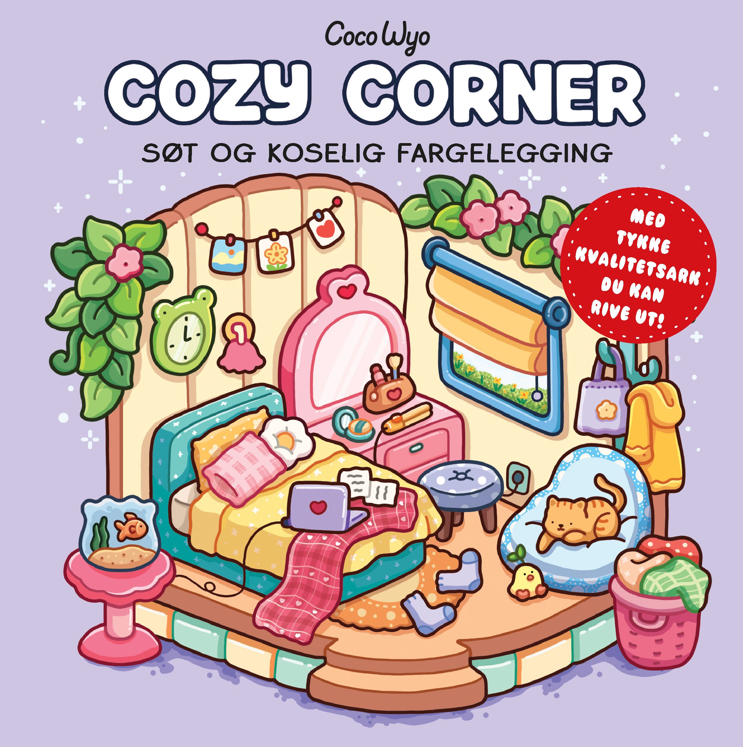 "Cozy corner - søt og koselig fargelegging" av Coco Wyo