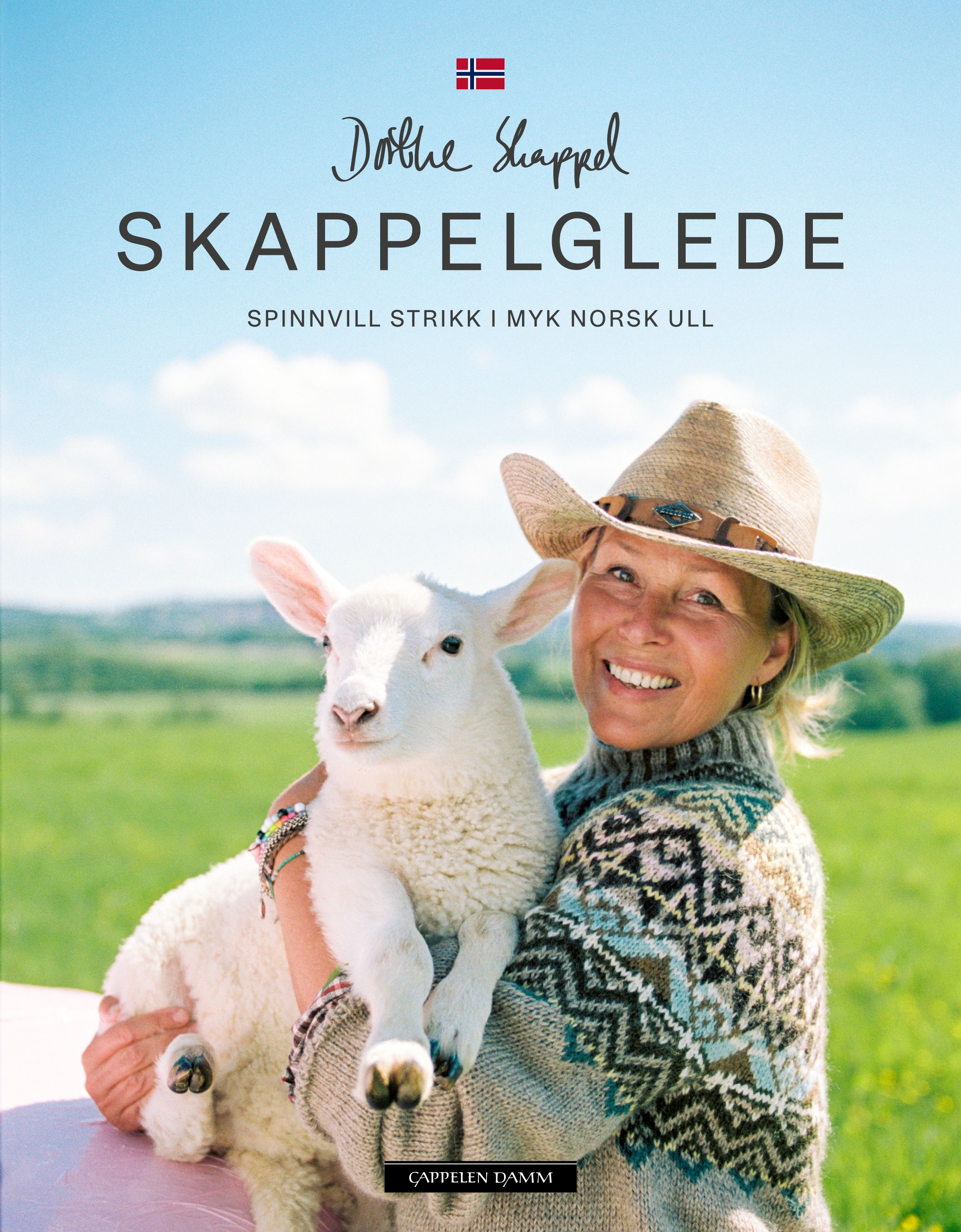 "Skappelglede - spinnvill strikk i myk norsk ull" av Dorthe Skappel