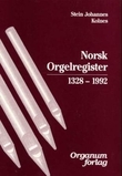 "Norsk orgelregister 1328-1992" av Stein Johannes Kolnes