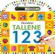 "Tallene 123 - skoleklar : tegn og tørk bort" av Hege Frydenlund